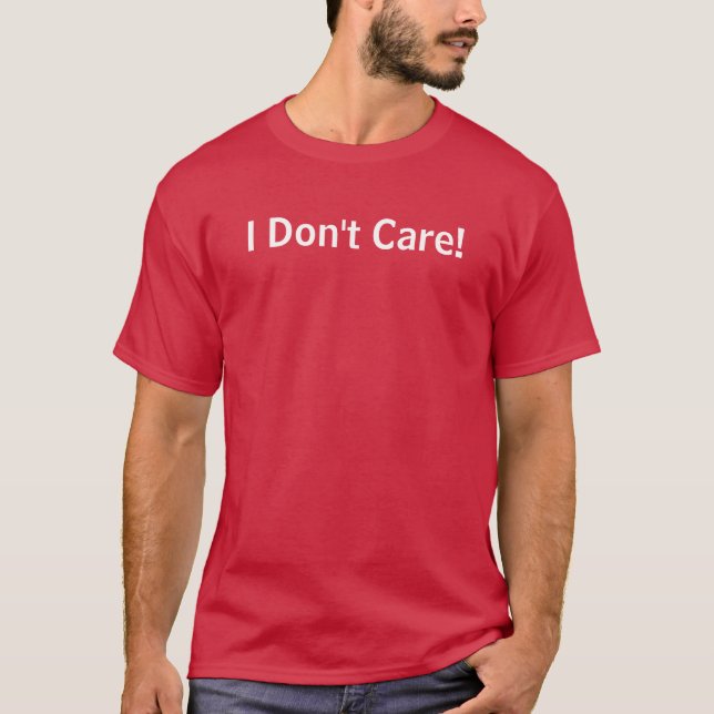 I don't care t-shirt "Team Daniel" (Front)