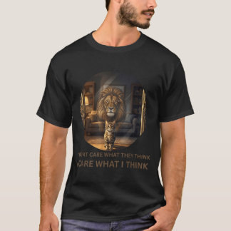 I don't care what they think motivational T-Shirt