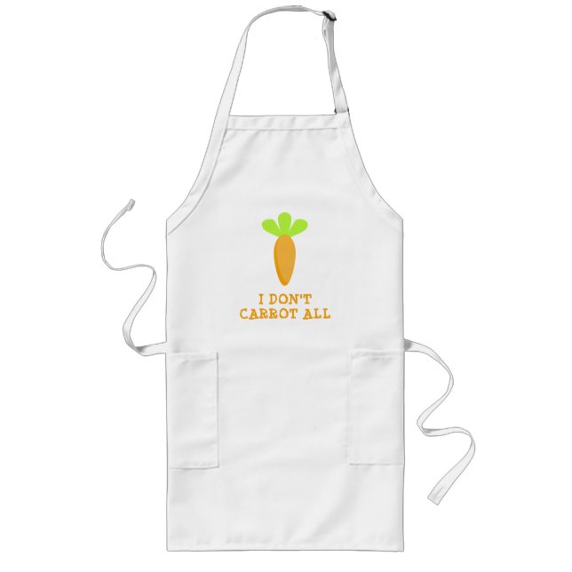 i don't carrot all long apron (Front)