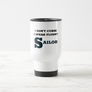 I DON'T CURSE TRAVEL MUG