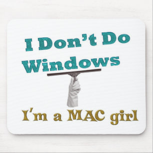 I don't do windows mouse mat