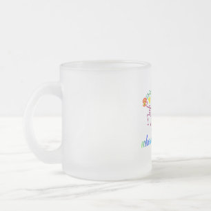 I don't drink beer. I drink a wheat smoothie. Frosted Glass Coffee Mug