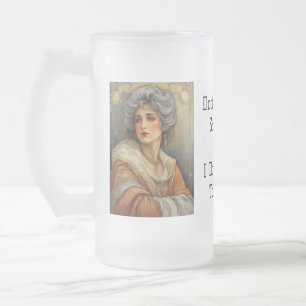 I Don't Drink To That!!! Frosted Glass Beer Mug