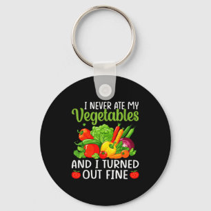 I Don't Eat Anything Vegetables Funny Vegetarian S Key Ring
