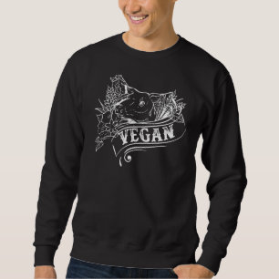 I Don't Eat My Friends Love Animals Vegan Vegetari Sweatshirt