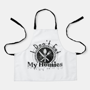 I don't eat my homies, funny vegan apron