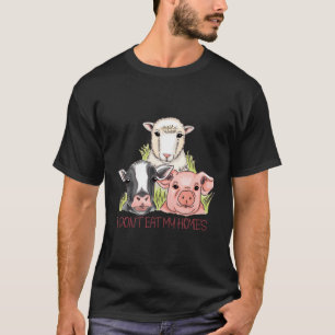I Don'T Eat My Homies Vegetable Vegetarian Vegan T-Shirt