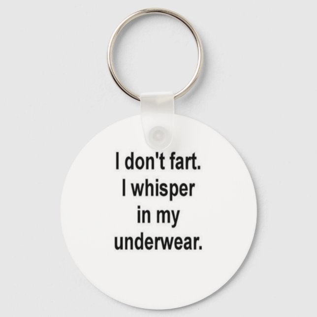 I don't fart key ring (Front)