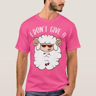 I Don'T Give A Farm Goat Livestock Meat Milk Fur L T-Shirt