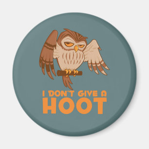 I Don't Give A Hoot Owl Magnet
