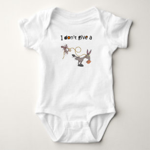i don't give a mouse walking a donkey baby bodysuit