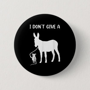 I Dont Give A Rats For Any Rat Lovers 6 Cm Round Badge
