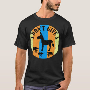 I Dont Give a Rats Idiot Sarcastic T-Shirt