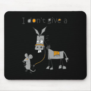 I Dont Give A Rats Jack Mouse Mat