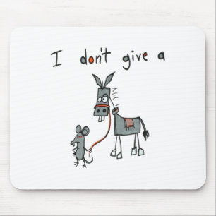 I Don't Give A Rat's Mouse Mat