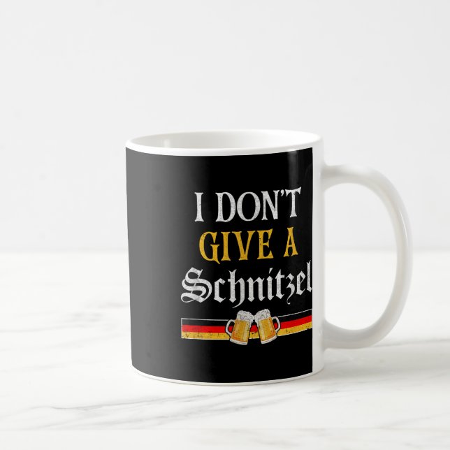 I Dont Give A Schnitzel German Beer Wurst Funny _3 Coffee Mug (Right)