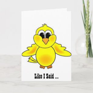 I don't give a Tweet!- Funny Birthday Greeting Car Card