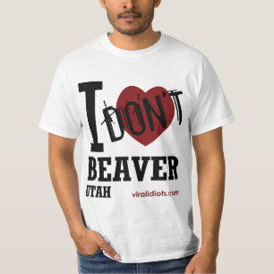 I Don't Heart Beaver, Utah T-Shirt