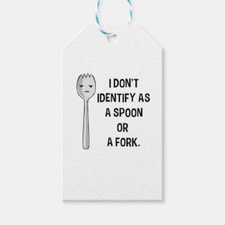 I Don't Identify As a Spoon or a Fork Gift Tags