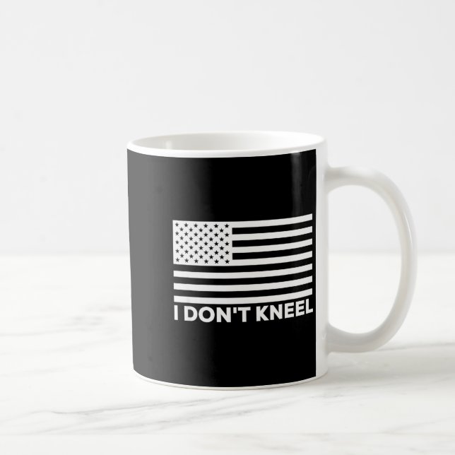 I Don't Kneel  Coffee Mug (Right)