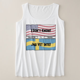 I Don't Know! Plus Size Tank Top