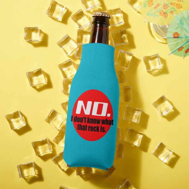 I Don't Know What That Rock Is (Red) Bottle Cooler (In Situ Summer)