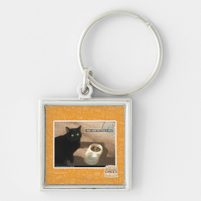 I don't know you cared key ring (Front)