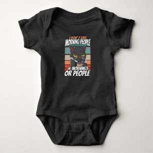 I don't like morning people or mornings or people baby bodysuit