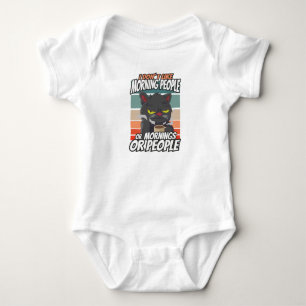 I don't like morning people or mornings or people baby bodysuit