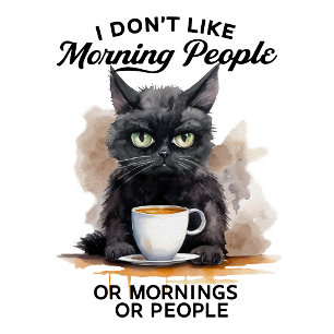 I Don't Like Morning People... Two-Tone Coffee Mug