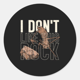 I Don't Like This Rock Marcus The Worm Meme Funny Classic Round Sticker