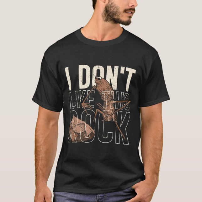 I Don't Like This Rock Marcus The Worm Meme Funny  T-Shirt (Front)