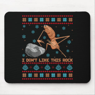 I Don't Like This Rock Marcus The Worm Ugly Sweate Mouse Mat
