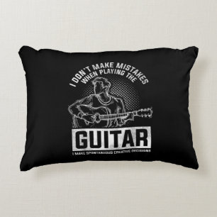 I Don't Make Mistakes When Playing The Guitar Decorative Cushion