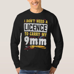 I Don't Need A License U2013 Knitting Quotes Knit T-Shirt