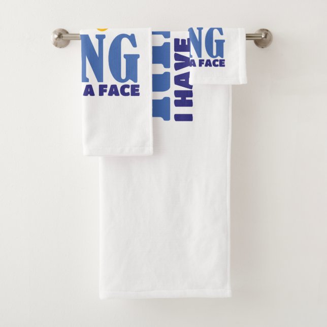 I Don't Need A Mood Ring I Have A Face Bath Towel Set (Insitu)