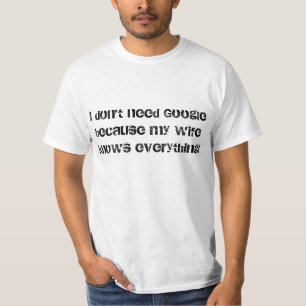 I don't need Google T-Shirt