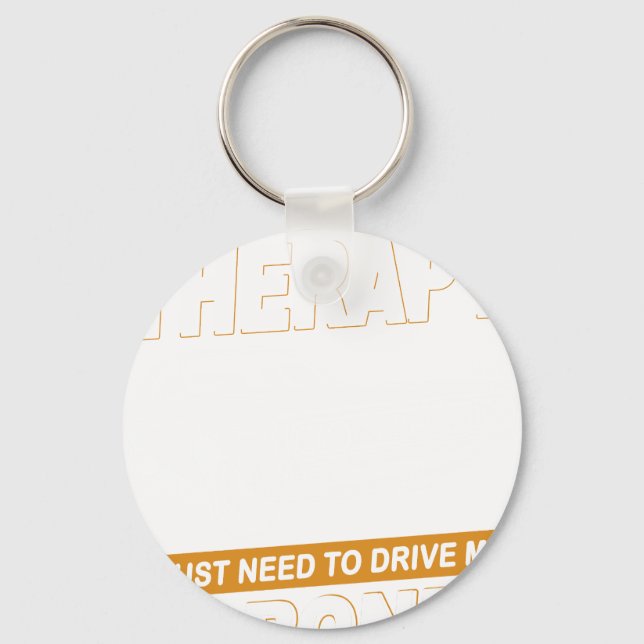 I DON'T NEED THERAPY Dodge Coronet 1972 Key Ring (Front)