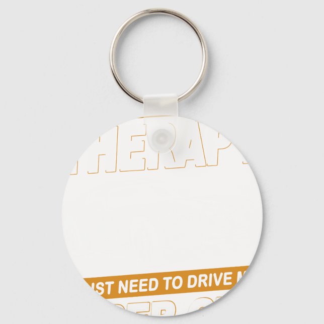 I DON'T NEED THERAPY Dodge Viper 1996 Gts Stripes  Key Ring (Front)
