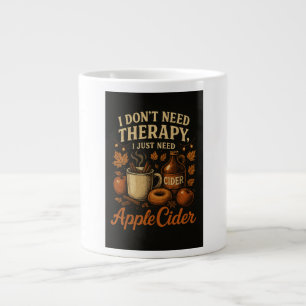I don't need therapy, I just need Apple Cider Large Coffee Mug