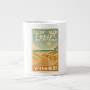 I don't need therapy, I just need Fair Harbor Large Coffee Mug