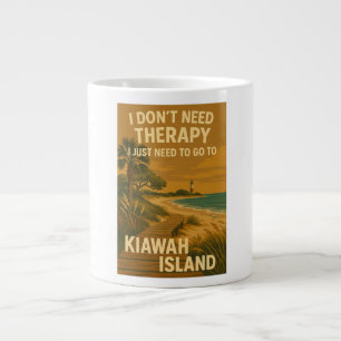 I don't Need Therapy, I just Need Kiawah Island Large Coffee Mug