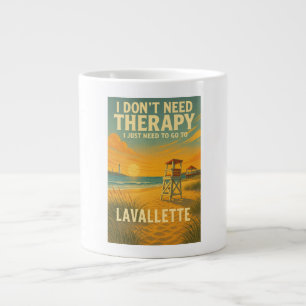 I don't need therapy, I just need Lavallette Large Coffee Mug