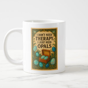 I don't need therapy, I just need Opals Large Coffee Mug