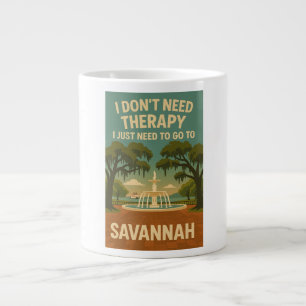 I don't need therapy, i just need to go Savannah Large Coffee Mug