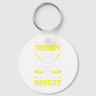 I Don't Need Therapy I Just Need To Play Hockey Fu Key Ring