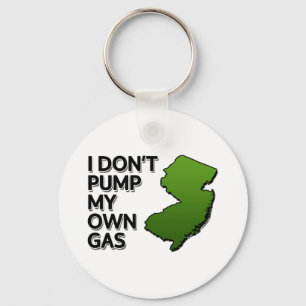 I don't pump my own gas key ring