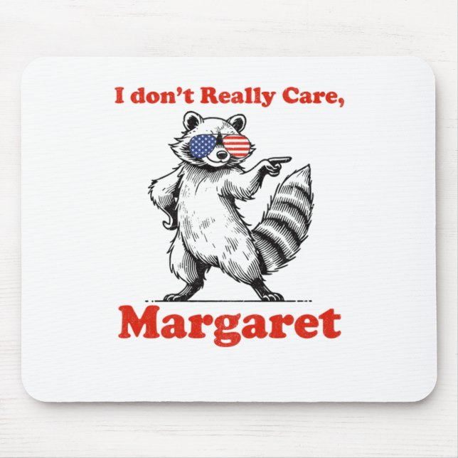 I Dont Really Care Minimalist 1  Mouse Mat (Front)