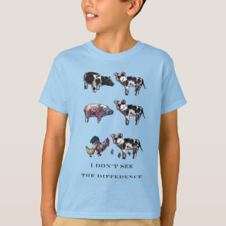 I don't see the difference, farm animals T-Shirt