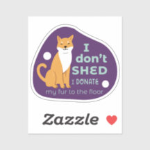 I don't shed cute shiba inu dog purple turquoise